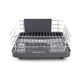 Сушарка для посуду з органайзером MBM HOME DR-02 GRAY сіра - зображення 12