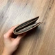 Тонкий кошелек Baellerry горизонтальный Коричневый (w010-2) - изображение 5