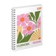 Блокнот YES А5 на спіралі тверда палітурка 80 аркушів Flowers 152292 (клітинка) /152292/ - изображение 1