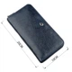 Вертикальний жіночий гаманець-клатч ST Leather 18864 Синій - зображення 6