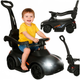 Jeździk pchacz Ricokids Samochód 3w1 z dźwiękiem i światłami Czarny (5903039742079) - obraz 6