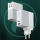 Зарядное устройство XON PowerCharge 65W (PD65) USB Type-C White (PCCW0065AС0W 137) - изображение 1