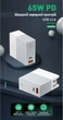 Зарядное устройство XON PowerCharge 65W (PD65) USB Type-C White (PCCW0065AС0W 137) - изображение 2