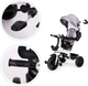 Rowerek trójkołowy EcoToys z obracanym siedziskiem 360° JM-322 Szary (5903769974238) - obraz 8
