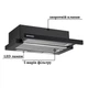 Витяжка GRANADO Telde 602-450 Black - изображение 3