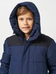 Подростковое зимнее пальто для мальчика Huppa Karlis 12860030-00186 152 см Темный синий/Черный (4741632232297) - изображение 4