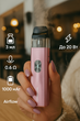 Pod-система Vaporesso XROS 4 Mini Ice Pink под система до 30Вт электронная сигарета 1000 мАч от 0,4 до 1,2 Ом алюминиевый сплав и пластик - изображение 9