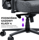 Fotel gamingowy Anda Seat Novis Plus XL Dark Gray Fabric (AD23YC-XL-01-GB-F-G04) - obraz 12