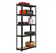 Стеллаж металлический на 5 полок, нагрузкой до 875 кг LEOBRO LB-R117 Black 150 х 70 х 30 см, 175кг/полка, черный - изображение 5