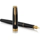 Ручка перьевая Parker SONNET Black Lacquer GT FP F 86 015 - изображение 3