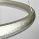 LED люстра підвісна у подвійному кільцевому корпусі Ø 65+83 см | Line F | Арт. MJ342-800+600 Ice Flower Silver - зображення 7