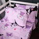 Комплект постельного белья Mirson Полуторный Евро 160х220 см 17-0869 Lovely Kuromi Бязь (2200012067451) - изображение 2