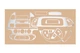 Накладки на панель для Mercedes Sprinter W901/902/903/904/905 2000-2006 (CDI, алюміній) - зображення 1