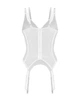 Корсет Obsessive Arrowel corset 2XL/3XL Білий (SX2587) - изображение 3