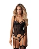 Корсет Obsessive Arrowel corset L/XL Чорний (SX2580) - изображение 1