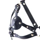 Портупея на грудь LOCKINK SEVANDA Queen Chest Harness with Removable Bra, чорна, зі знімними пестис - изображение 5