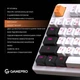 Клавіатура GamePro MK170W Outemu Red Hot-Swap RGB USB White (MK170W) - зображення 4