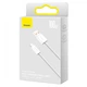 Кабель Baseus Dynamic Series Fast Charging Data Cable USB to Type-C 100W 1m Білий - зображення 3