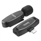 Мікрофон-петличка Hoco L15 iP Crystal lavalier wireless digital microphone Чорний - изображение 1