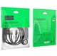 Патч-корд Hoco US02 Level pure copper gigabit ethernet cable ( L-1M ) Чорний - зображення 2