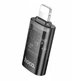 Адаптер Hoco UA36A iP male to Type-C female OTG transparent adapter Чорний - зображення 2