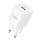 МЗП Hoco C145A Charm single port QC3.0 charger(EU) Білий - изображение 1