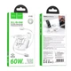 Кабель Hoco U140 Retractable charging data cable set Білий - зображення 2