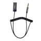 Bluetooth ресивер Hoco E78 Benefit car AUX BT receiver with cable Сірий - изображение 1