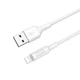 Кабель Hoco X25 Soarer charging data cable for Lightning Білий - изображение 1