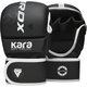 Рукавички греплінгові для ММА RDX F6 KARA Matte Plus розмір L/XL, чорно-білі - изображение 1
