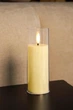 Светодиодная свеча в стакане Flame 15 см. (без батареек) - изображение 2