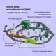 Ігровий набір OTAMANKO Мандрівний Експрес 98 деталей Помаранчевий (5320320) - зображення 2