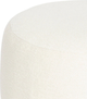 Pufa Atmosphera Amea tapicerowana okrągła Biała (3560232860096) - obraz 3