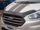 Дефлектор капота для Ford Custom 2018-2022, Мухобойка капота Ford Custom - изображение 4