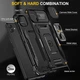 Ударостійкий чохол Camshield Army Ring для Samsung Galaxy A07 Чорний / Black - изображение 5