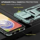 Чохол зі шторкою для камери Camshield Army Ring для Samsung Galaxy A07, ударостійкий кейс з кільцем-тримачем та функцією підставки Light Green - изображение 6