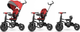 Rowerek trójkołowy Qplay Rito Star Czerwony 4536 (5061047480229) - obraz 5
