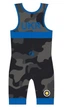 Борцівське тріко Camo розмір: 2XL синє (WSL-006) - зображення 2