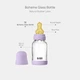 Скляна дитяча пляшечка BIBS Glass Boheme Baby Bottle Round Latex 120 ml - изображение 4