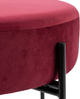 Оксамитовий табурет Atmosphera Arty 47 см Бордовий (3560232983276) - зображення 2