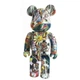 Фигурка Статуэтка Беарбрик Bearbrick Disney x Keiichi Tanaami Mickey Mouse 400% 28 см Разноцветный (28324) - изображение 2
