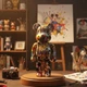 Фигурка Статуэтка Беарбрик Bearbrick Disney x Keiichi Tanaami Mickey Mouse 400% 28 см Разноцветный (28324) - изображение 5