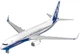 Сборная модель-копия Revell Набор Самолет Boeing 737-800 Уровень 3 Масштаб 1:288 (RVL-63809) - изображение 1