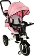 Rowerek trójkołowy Trike Fix V3 Spacerówka 3w1 Obracany 360° Różowy (5903039765870) - obraz 1