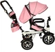Rowerek trójkołowy Trike Fix V3 Spacerówka 3w1 Obracany 360° Różowy (5903039765870) - obraz 3