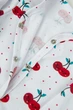 Хлопковый человечек для девочки с открытыми ножками Вишенки 14011501 интерлок 80 см белый (1440021574) - изображение 3