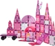 Klocki konstrukcyjne magnetyczne Księżniczka różowa 58 elementów ZKL.X6031 (5903864973839) - obraz 3
