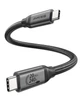 Кабель Silkland USB C 20Gbps (0.3м), 240W PD, USB 3.2 Gen 2x2, 5K/4K 60Hz, для SSD, eGPU, Dock - изображение 1