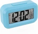 Цифровий LED-будильник N05-0730 (Синій), настільний годинник, 12/24г, Snooze, Дата, Температура - зображення 1