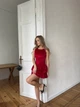 Жіноча вечірня міні сукня із оксамиту Uaclothes 44-46 Червоний (like35873-162941357) - изображение 3